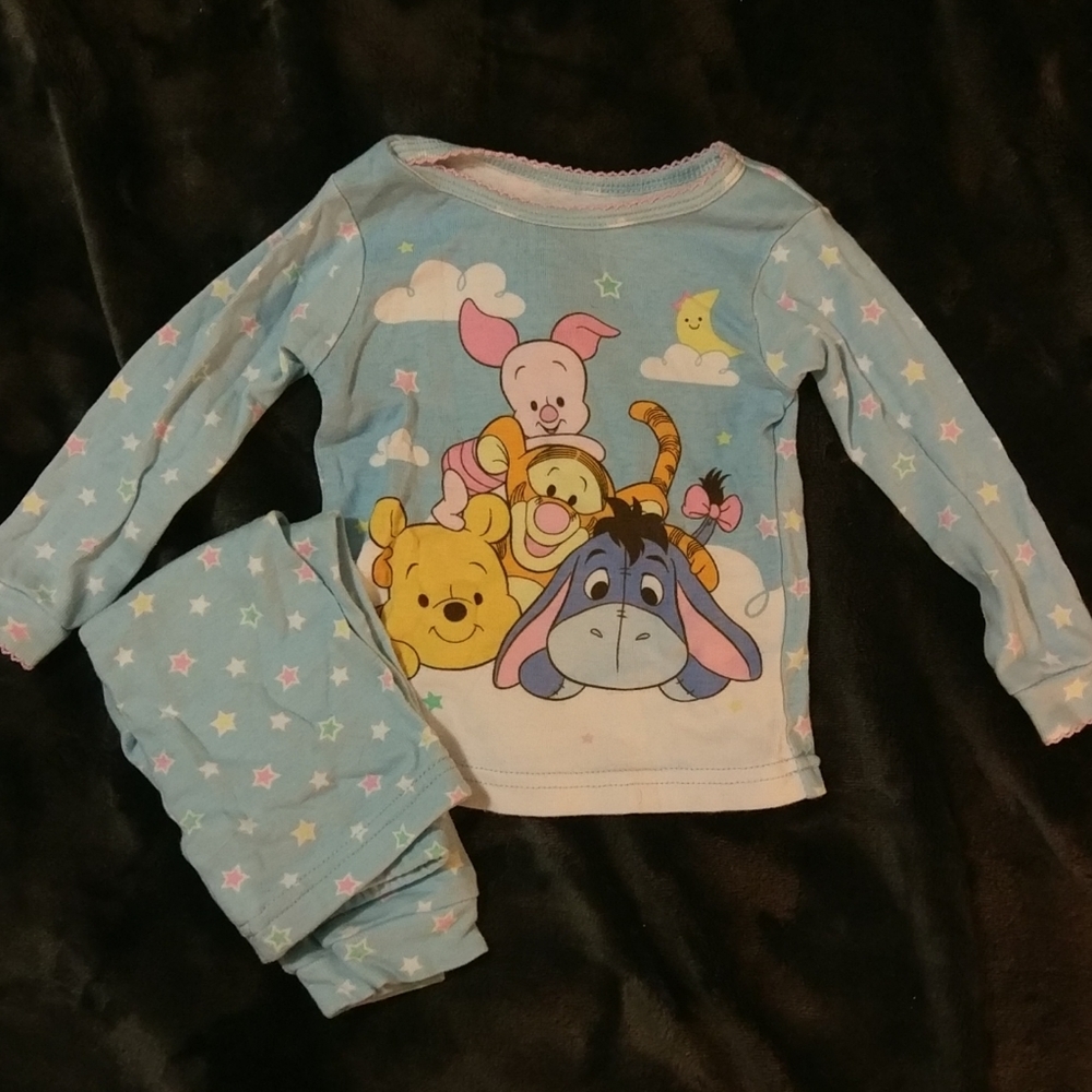 Disney Baby Pooh & Friends Pajama Set 12 mo